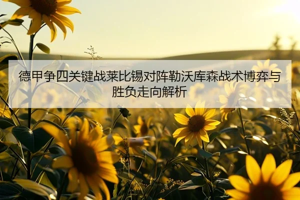 德甲争四关键战莱比锡对阵勒沃库森战术博弈与胜负走向解析